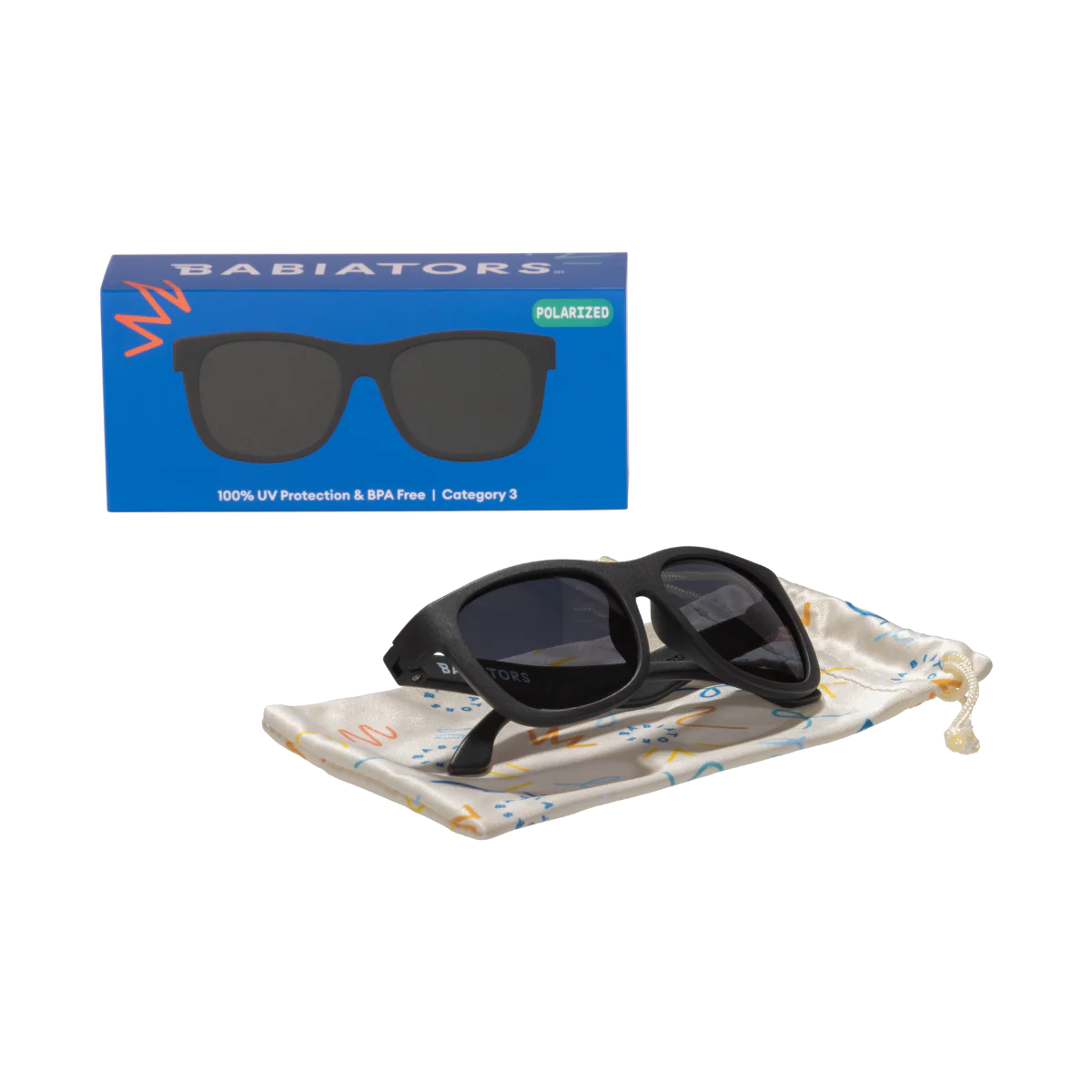 Jet Black Navigator | Smoke Polarized Lens