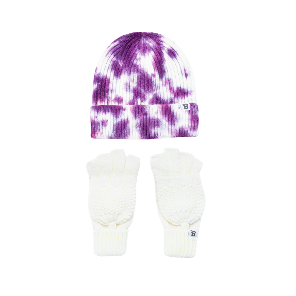 Purple Tie-Dye Beanie