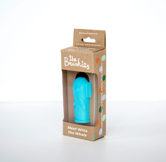 Willa the Whale Finger Toothbrush