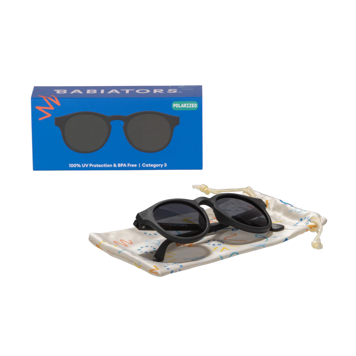 Jet Black Keyhole | Smoke Polarized Lens