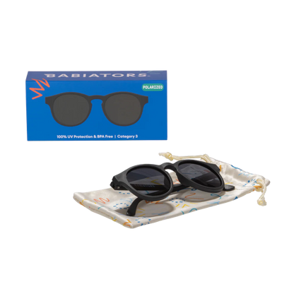 Jet Black Keyhole | Smoke Polarized Lens