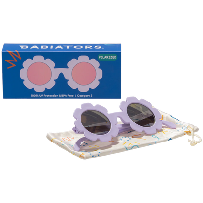 Irresistible Iris Flower | Lavender Polarized Mirrored Lenses