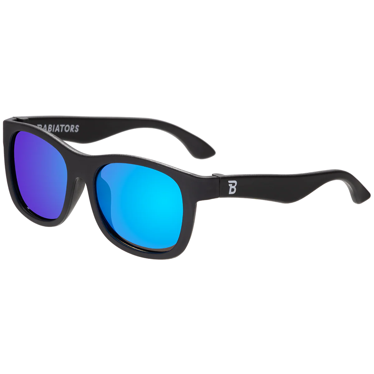 Jet Black Polarized Navigator | Cobalt Mirrored Lens