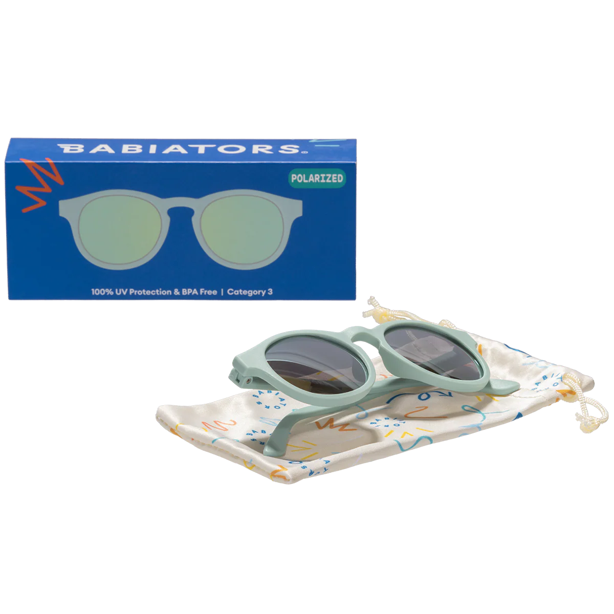 Seafoam Blue Keyhole | Seafoam Polarized Mirrored Lens