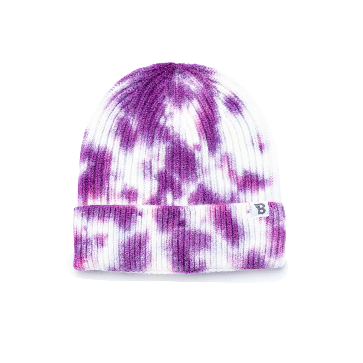 Purple Tie-Dye Beanie