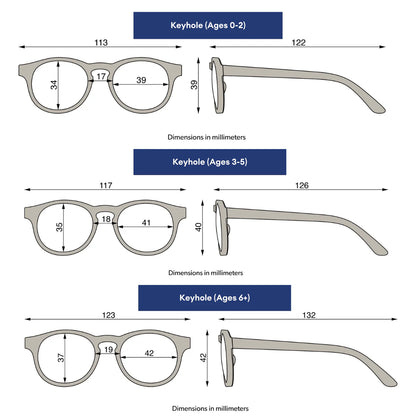 Sweet Cream Keyhole | Amber Lenses