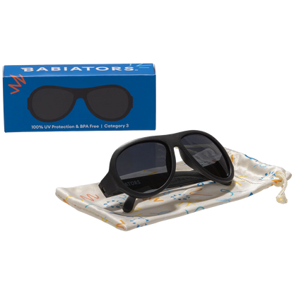 Jet Black Aviator